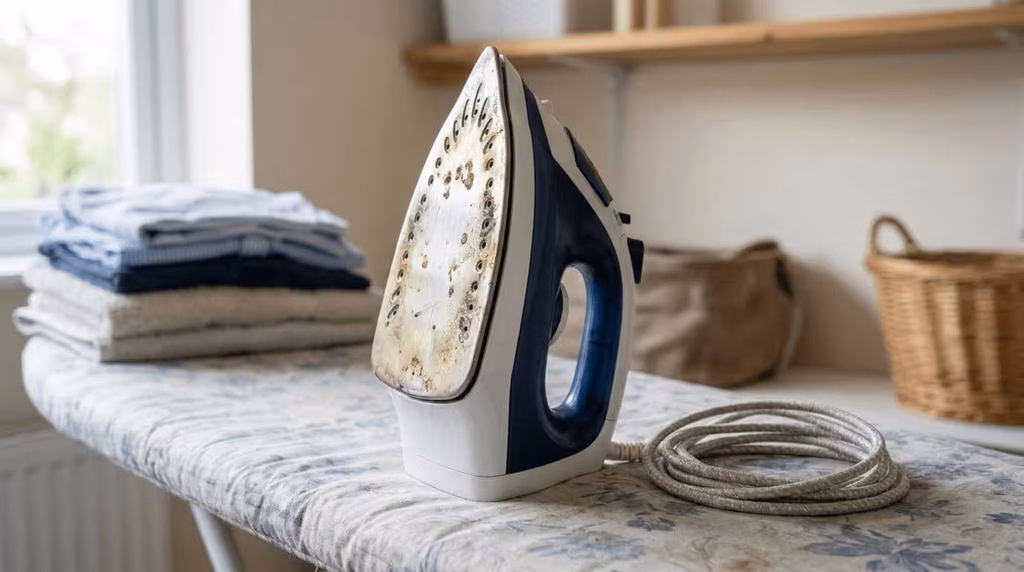 how to clean an iron