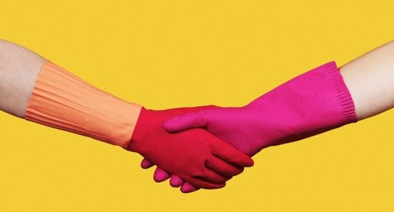 Two hands shaking Two hands shaking